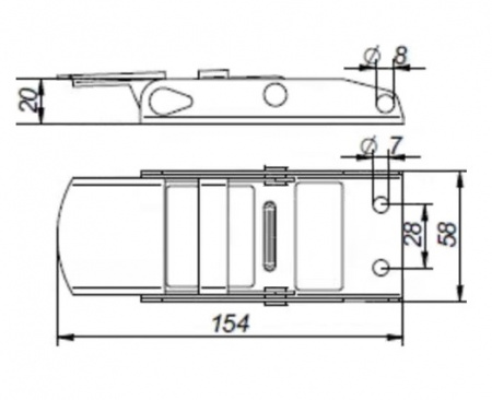 Замок нерж--