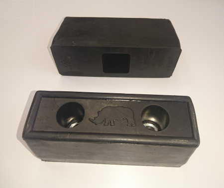 Отбойник резиновый 190х67х80мм