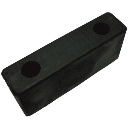 Отбойник резиновый с двумя отверстиями 200х52х80мм (81061)