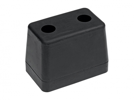 Отбойник резиновый 120х75х90мм с двумя отверстиями (1990)