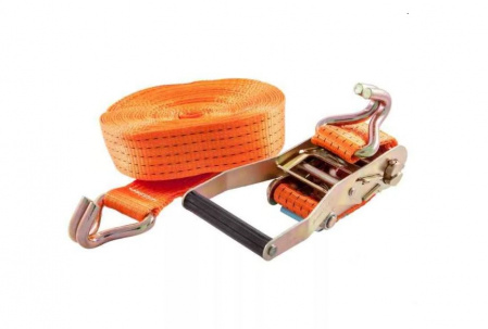 Ремень крепления груза  10м шир.50мм (4 - 8 тн) (круглый крючок)